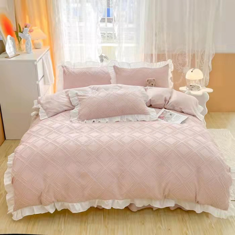 Luksus tufted quilt sæt