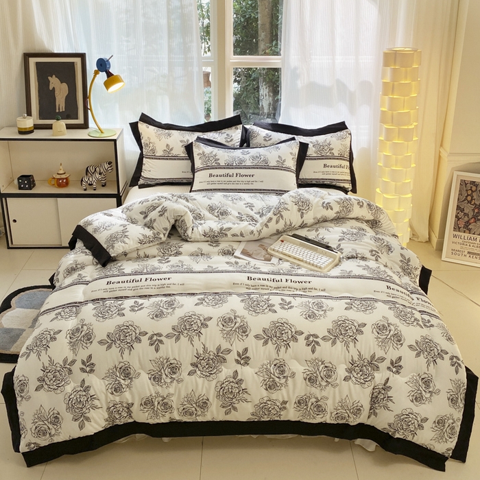 Vinter quilt hyggelig varm plys komfort