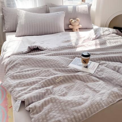 Seersucker klima-komfort sommer quilt