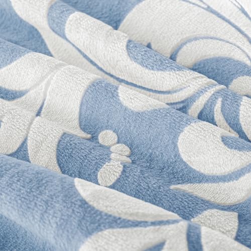 Udbrændt printet flannel vinterdyne, bøhmisk plysdyne med ultrablød mikrofiberbagside, varmt sengetøj til hele sæsonen